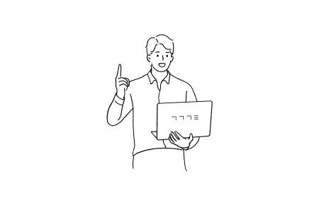 상담하기 단계 일러스트